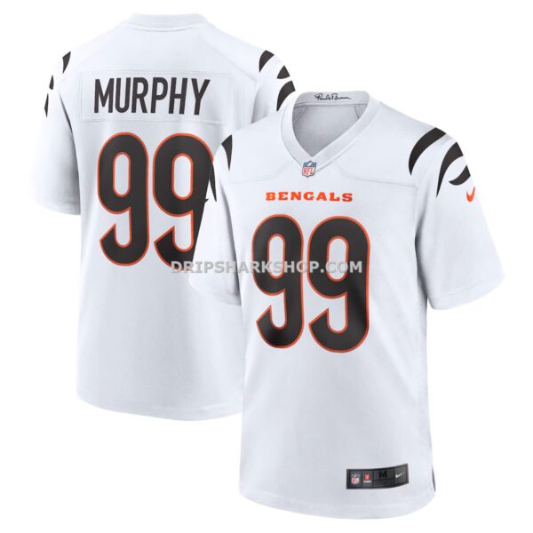 NFL074ba6G04-adab5c Mens Nike Myles Murphy White Cincinnati Bengals Team Game Jersey