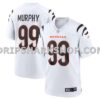 NFL074ba6M01-13a649 Mens Nike Myles Murphy White Cincinnati Bengals Team Game Jersey
