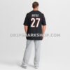 NFL074ccaG11-41783f Mens Nike Jordan Battle Black Cincinnati Bengals Team Game Jersey