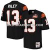 NFL07518bM01-80ba18 Mens Mitchell And Ness Ken Riley Black Cincinnati Bengals 1981 Authentic Throwback Retired Player Jersey Pi5059000