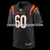 Mens Nike Jaxson Kirkland Black Cincinnati Bengals Team Game Jersey