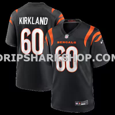 Mens Nike Jaxson Kirkland Black Cincinnati Bengals Team Game Jersey
