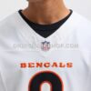 Mens Nike Joe Burrow White Cincinnati Bengals Vapor Fuse Elite Jersey