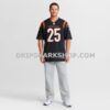 Mens Nike Tahj Brooks Black Cincinnati Bengals Team Game Jersey