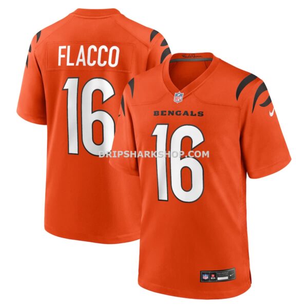 NFL075fc1G04-9dddca Mens Nike Joe Flacco Orange Cincinnati Bengals Alternate Game Jersey