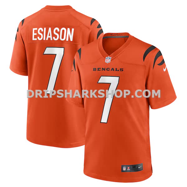 Mens Nike Boomer Esiason Orange Cincinnati Bengals Retired Player Alternate Game Jersey Pi4556000