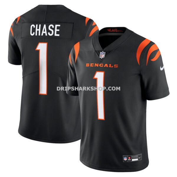 NFL07828cG04-d35b26 Mens Nike Jamarr Chase Black Cincinnati Bengals Vapor Untouchable Limited Jersey