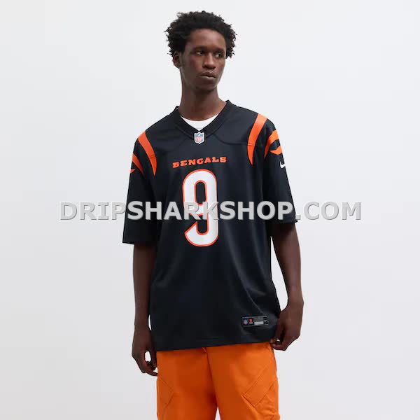 Mens Nike Joe Burrow Black Cincinnati Bengals Player Game Jersey
