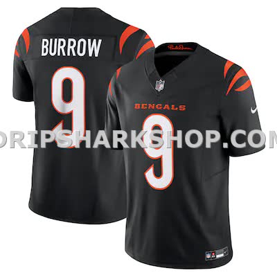 Mens Nike Joe Burrow Black Cincinnati Bengals Vapor Fuse Limited Jersey