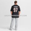 Mens Nike Shemar Stewart Black Cincinnati Bengals Team Game Jersey