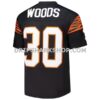 NFL07933cG06-32707a Mens Mitchell And Ness Ickey Woods Black Cincinnati Bengals 1988 Legacy Replica Jersey