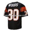 NFL07933cG09-ef9939 Mens Mitchell And Ness Ickey Woods Black Cincinnati Bengals 1988 Legacy Replica Jersey