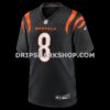 Mens Nike Ryan Rehkow Black Cincinnati Bengals Game Jersey