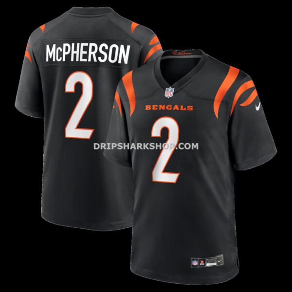 Mens Nike Evan Mcpherson Black Cincinnati Bengals Game Jersey