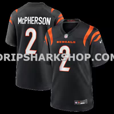 Mens Nike Evan Mcpherson Black Cincinnati Bengals Game Jersey