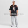 Mens Nike Sean Clifford Black Cincinnati Bengals Team Game Jersey