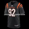 Mens Nike Bj Hill Black Cincinnati Bengals Game Jersey