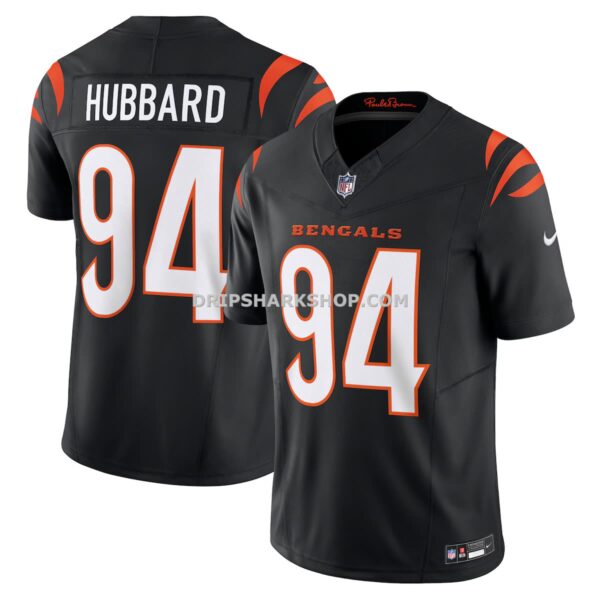 NFL07a2eeG04-1f6c31 Mens Nike Sam Hubbard Black Cincinnati Bengals Vapor Fuse Limited Jersey