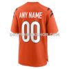 NFL07a501G02-3a7050 Mens Nike Orange Cincinnati Bengals Alternate Game Custom Jersey Pi4347000
