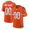 NFL07a501M01-373981 Mens Nike Orange Cincinnati Bengals Alternate Game Custom Jersey Pi4347000