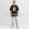 NFL07a58aG10-69375d Mens Nike Jermaine Burton Black Cincinnati Bengals Game Jersey