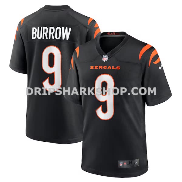 Mens Nike Joe Burrow Black Cincinnati Bengals Player Game Jersey Pi4293000