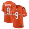Mens Nike Joe Burrow Orange Cincinnati Bengals Alternate Game Jersey Pi4599000