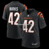 NFL07d31cG04-38dc0c Mens Nike Oren Burks Black Cincinnati Bengals Team Game Jersey