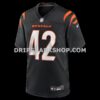 NFL07d31cG05-9d6da0 Mens Nike Oren Burks Black Cincinnati Bengals Team Game Jersey
