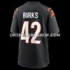 NFL07d31cG06-892a70 Mens Nike Oren Burks Black Cincinnati Bengals Team Game Jersey
