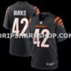 NFL07d31cM01-23a7e0 Mens Nike Oren Burks Black Cincinnati Bengals Team Game Jersey