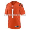 NFL07d59fG01-fef452 Mens Nike Jamarr Chase Orange Cincinnati Bengals Alternate Game Jersey Pi4556000