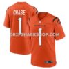 NFL07d59fM01-b86419 Mens Nike Jamarr Chase Orange Cincinnati Bengals Alternate Game Jersey Pi4556000