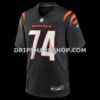 NFL07da03G05-db0e81 Mens Nike Jalen Rivers Black Cincinnati Bengals Team Game Jersey