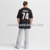 NFL07da03G11-0484af Mens Nike Jalen Rivers Black Cincinnati Bengals Team Game Jersey