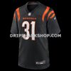 Mens Nike Ickey Woods Black Cincinnati Bengals Retired Player Game Jersey
