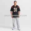 Mens Nike Ickey Woods Black Cincinnati Bengals Retired Player Game Jersey