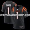 NFL07e0c1M01-3041cf Mens Nike Jamarr Chase Black Cincinnati Bengals Game Jersey