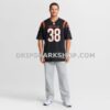 Mens Nike Dj Ivey Black Cincinnati Bengals Team Game Jersey