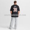 Mens Nike Dj Ivey Black Cincinnati Bengals Team Game Jersey