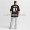 Mens Nike Tanner Hudson Black Cincinnati Bengals Home Game Player Jersey