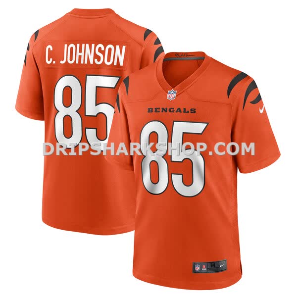 Mens Nike Chad Johnson Orange Cincinnati Bengals Retired Player Alternate Game Jersey Pi4556000