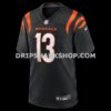 Mens Nike Ken Riley Black Cincinnati Bengals Retired Player Game Jersey