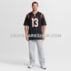 Mens Nike Ken Riley Black Cincinnati Bengals Retired Player Game Jersey
