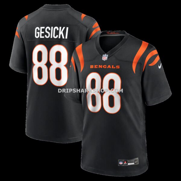 Mens Nike Mike Gesicki Black Cincinnati Bengals Game Jersey