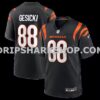 Mens Nike Mike Gesicki Black Cincinnati Bengals Game Jersey