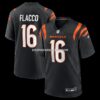 NFL07f587G04-fb35a5 Mens Nike Joe Flacco Black Cincinnati Bengals Team Game Jersey