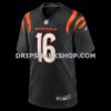 NFL07f587G05-312e3e Mens Nike Joe Flacco Black Cincinnati Bengals Team Game Jersey