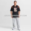 NFL07f587G10-1adf48 Mens Nike Joe Flacco Black Cincinnati Bengals Team Game Jersey