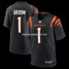 NFL07f7bfG04-88f1c9 Mens Nike Number 1 Groom Black Cincinnati Bengals Game Jersey